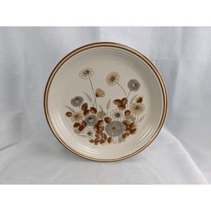 Vintage 1970's "La Marguerite" Fujistone Dinner Plate Stoneware Japan #3773